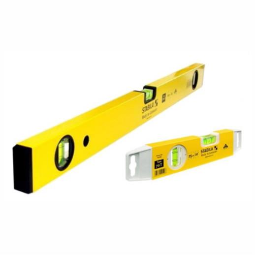 Stabila Type 70-2 Spirit Level Duo Set; 1200mm (48") + 70T Torpedo 250mm (10")