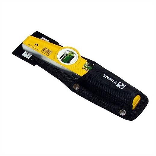 Stabila 81SREMH Scaffolders Magnetic Boat Spirit Level; With Rare Earth Magnet; Holster; 250mm (10")