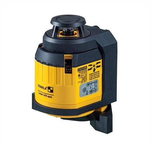 Stabila LAX400 Crossline Laser Level; 360° Quick Self-levelling Function For Immediate Use