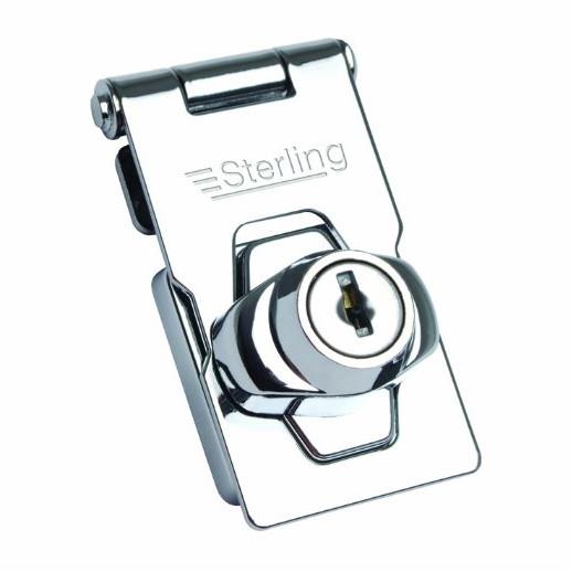 Sterling LGH100 Locking Hasp & Staple; Zinc Plated (ZP); 76mm (3