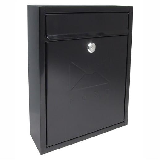 Sterling MB05 Compact Post Box; Black (BK); 260mm x 330mm x 90mm