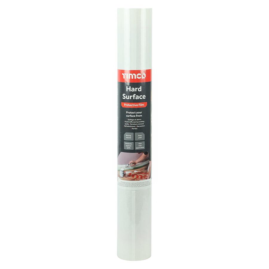 Timco 25HP Protective Hard Surface Film; 600mm x 25 Metre