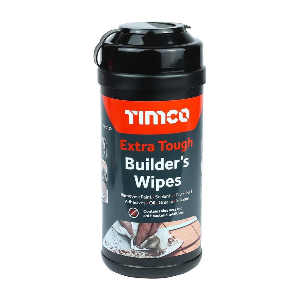 Timco SCRUB Builders Wipes; Tub (100)