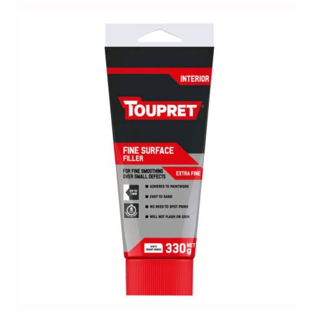 Toupret TTLIPTUBGB Fine Surface Filler; 330g Handy Tube