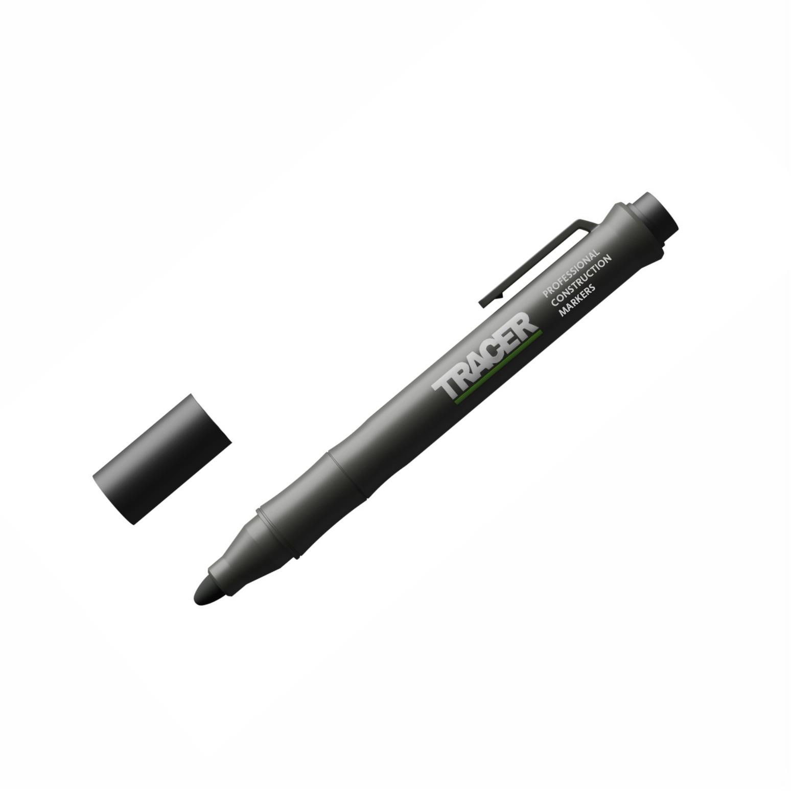 Tracer ACF-BP1 Clog Free Marker; Black (BK)