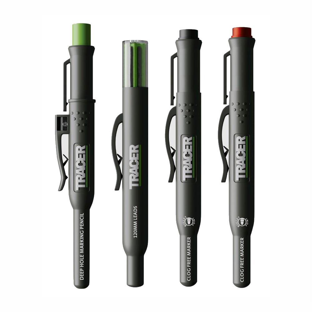 Tracer AMK3 Deep Hole Marker Set; Includes 2 Clog Free Markers