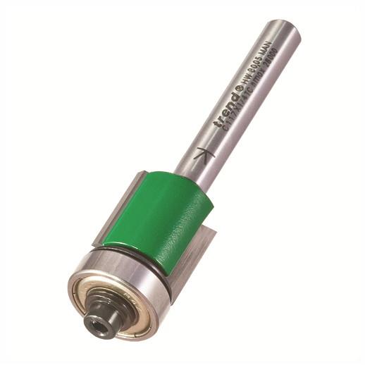 Craft Bearing Guided Trimmer Cutter Router Bit, 1/4