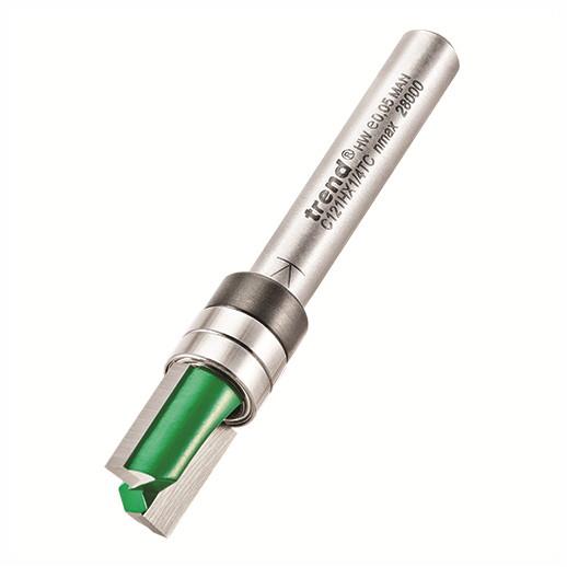 Trend C121HX1/4TC Craft Bearing Guided Template Profile Cutter Router Bit; 1/4