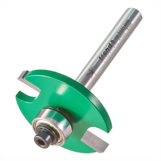 Trend C152X1/4TC Craft Bearing Guided Biscuit Jointer Set; Three Bearings; 1/4