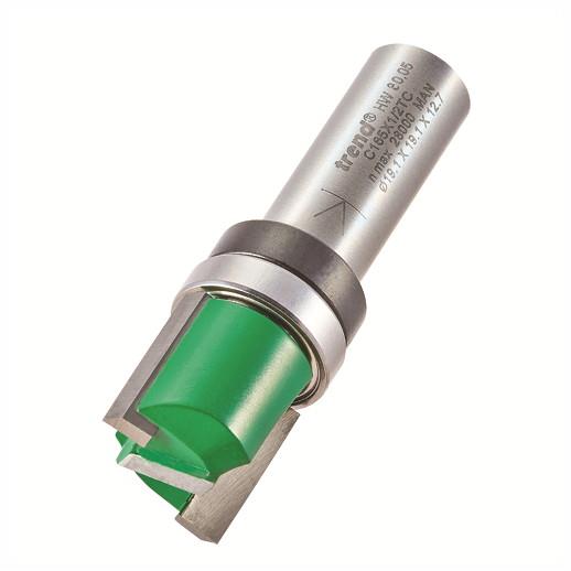 Trend C165X1/2TC Craft Bearing Guided Template Profile Cutter Router Bit; 1/2