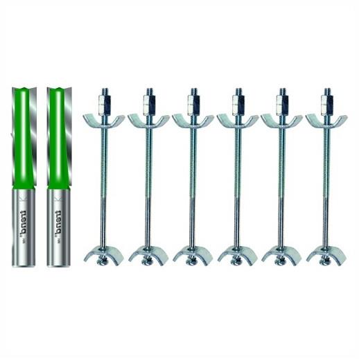 Trend CR/KFP/6 Craft Kitchen Fitter Pack; 8 Piece; 2 x C153D Plus 6 Panel Connectors