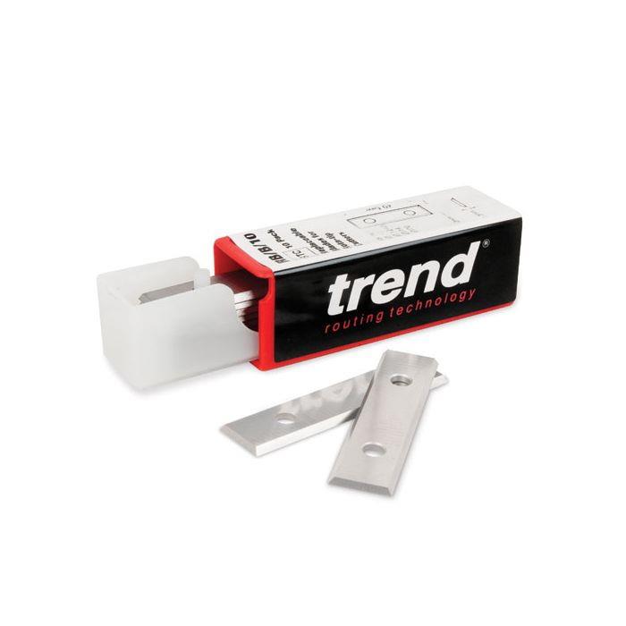 Trend RB/A/10 Rota-Tip Blades; 29.5 x 9.0 x 1.5 mm; Replacement Solid Carbide Blades; ; Pack (10)