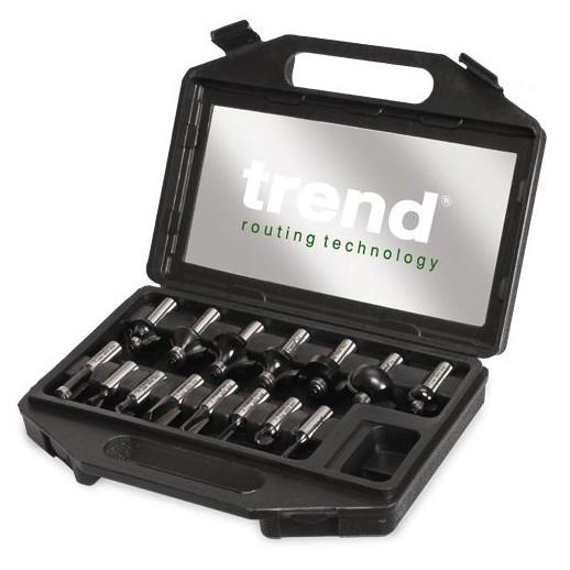 Trend SET/SS9X1/2TC Router Cutter Bit Starter Set; 1/2