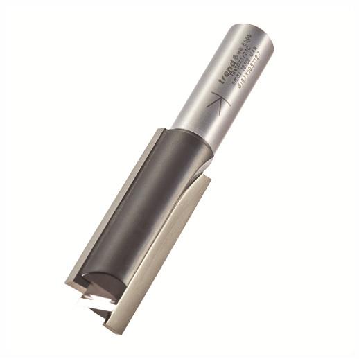 Trend TR45DX1/2TC Two Flute Straight Cutter Router Bit; 1/2
