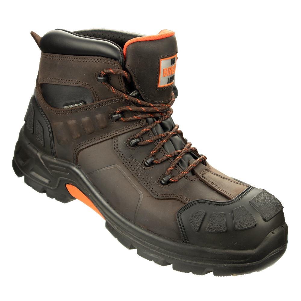 Unbreakable U124 Hurricane2 Safety Boot; Composite Toe and Midsole; EN ISO 20345:2011 S3 WR HRO SRC; Brown (BN); Size 9 (43)