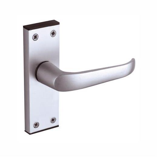 Union 366LA Ambassador Lever Handle Latch Set; Satin Anodised Aluminium (SAA)