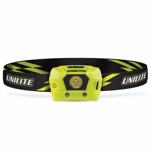 Unilite HL-4R USB Rechargeable Head Torch; CREE LEDs; 275 Lumen; IPX5 Water Resistant