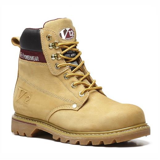 V12 V1237 Boulder Nubuck Derby Boot; Honey (HY); Size 4 (37)