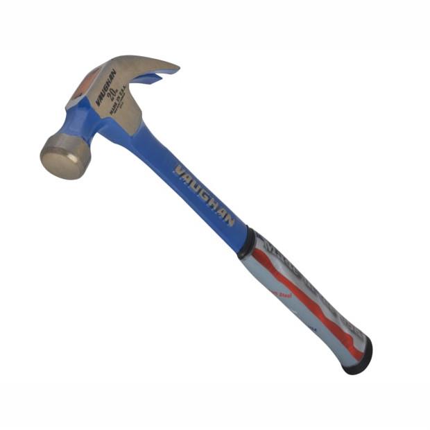 Vaughan R20 Curved Claw Nail Hammer All Steel Smooth Face; 570g (20oz)