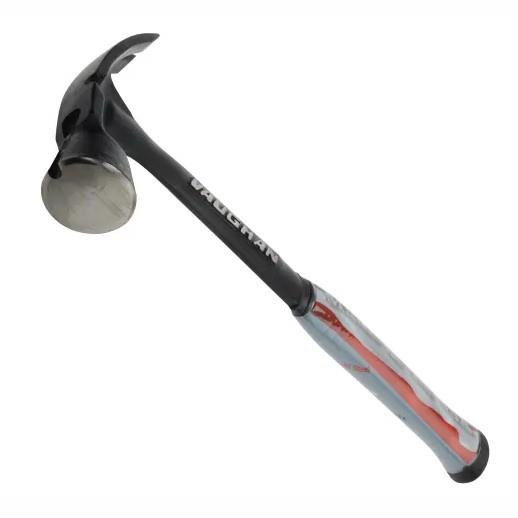 Vaughan RS17C Stealth Rip Hammer; All Steel; Straight Claw; Plain Face; 480g (17oz)