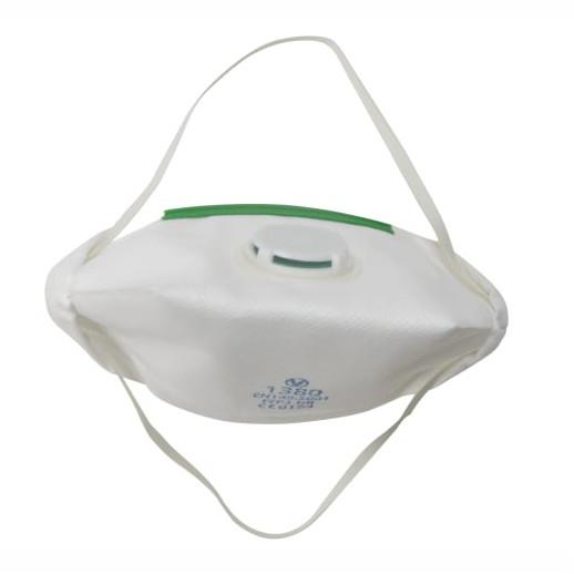 Vitrex 331241 FFP3 Multi Purpose Premium Valved Fold Flat Mask; FFP3