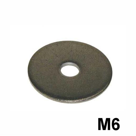 A2 Stainless Steel Mudguard Repair Washer; M6 x 25 x 1.5mm (1