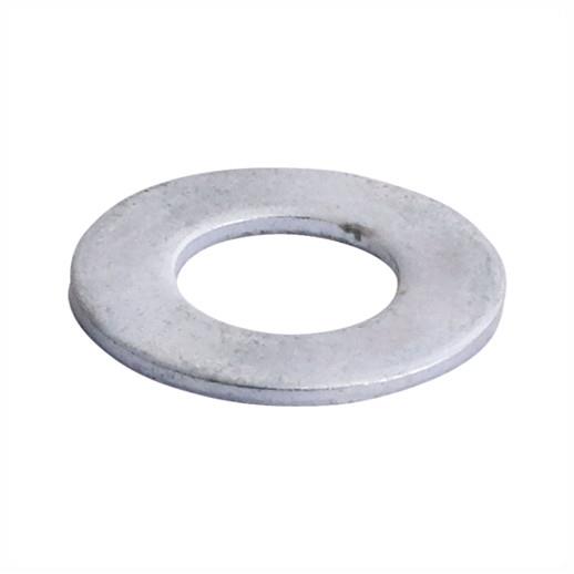 Steel Washer Form B; Zinc Plated (ZP); M6 (6mm); 12.5mm Diameter; 0.8mm Thick; BS4320