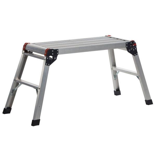 Werner 78069 Foldaway Workstand (Hop Up); Aluminium; 690 x 300mm Platform; 500mm High; Maximum Load 150Kg