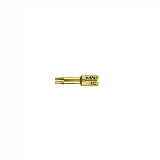 WIHA 31818 HOT Torsion 25mm Gold Torx Screwdriver Bit; 1/4