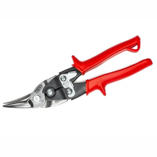 Wiss M1R Metalmaster Compound Snips; Left Hand To Straight Cutting; Red (RD) Handles