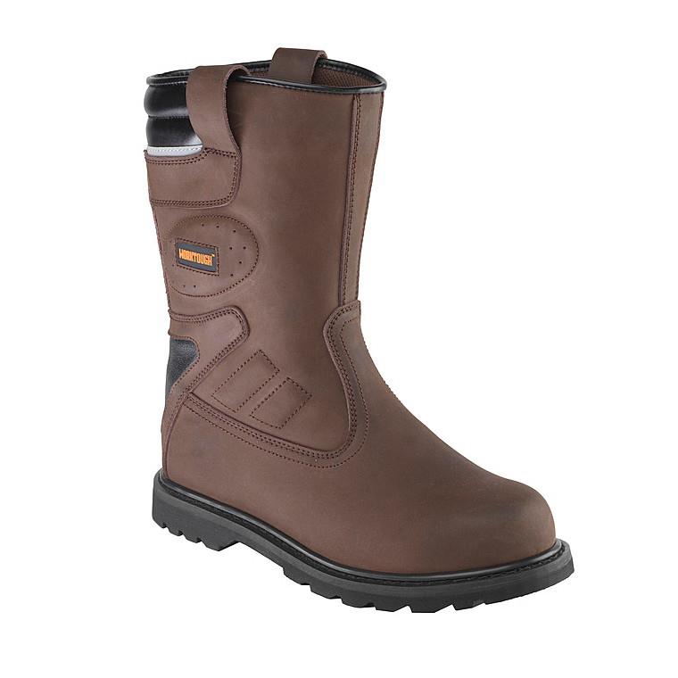 Worktough Safety Rigger Boots; Brown (BN); Size 9 (43) - Kawstore