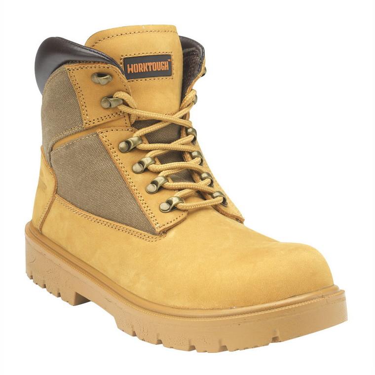 Worktough Tradesman Safety Boots; Honey (HY); Size 9 (43)