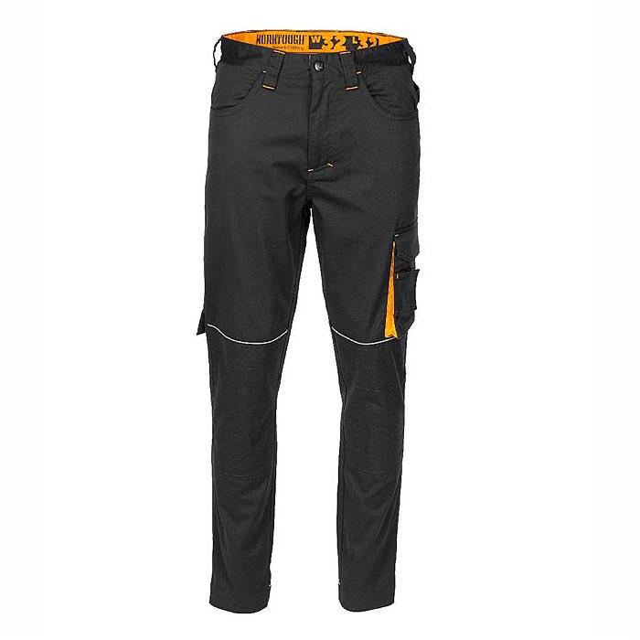 Worktough WT14711 Core Work Trousers; Black (BK); Regular Leg (32