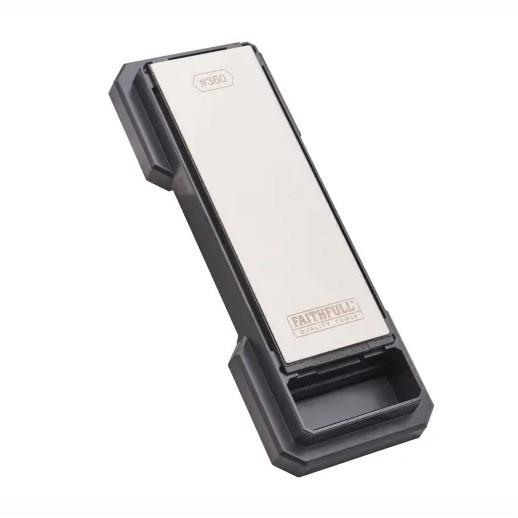 Faithful XMS25SHARP FAIDWCER Ceramic Hybrid Sharpening Stone; Double Sided; 360 Grit & 1200 Grit