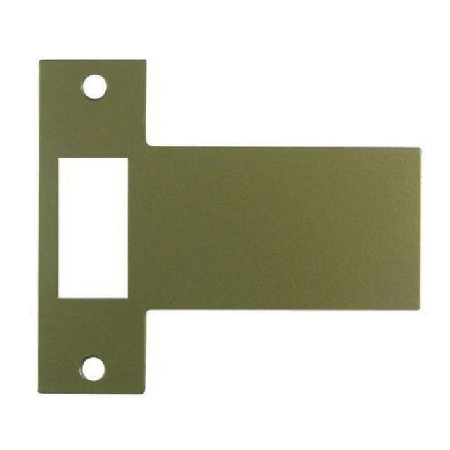 Yale 77 Reverse Striker Plate; Long Lipped; Enamelled Nickel Bronze (ENB)