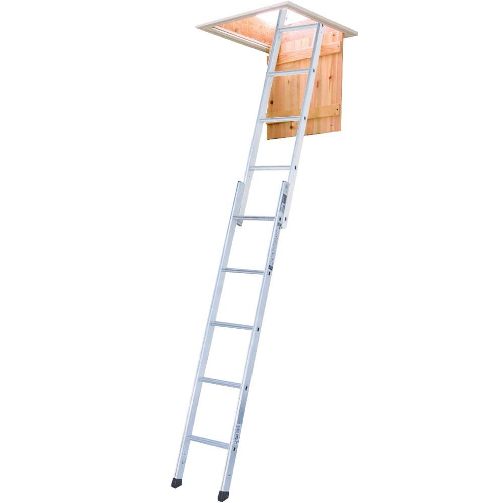 Youngman 302340 Spacemaker 2 Section Loft Ladder; Aluminium; 1.45 To 2.60 Metre