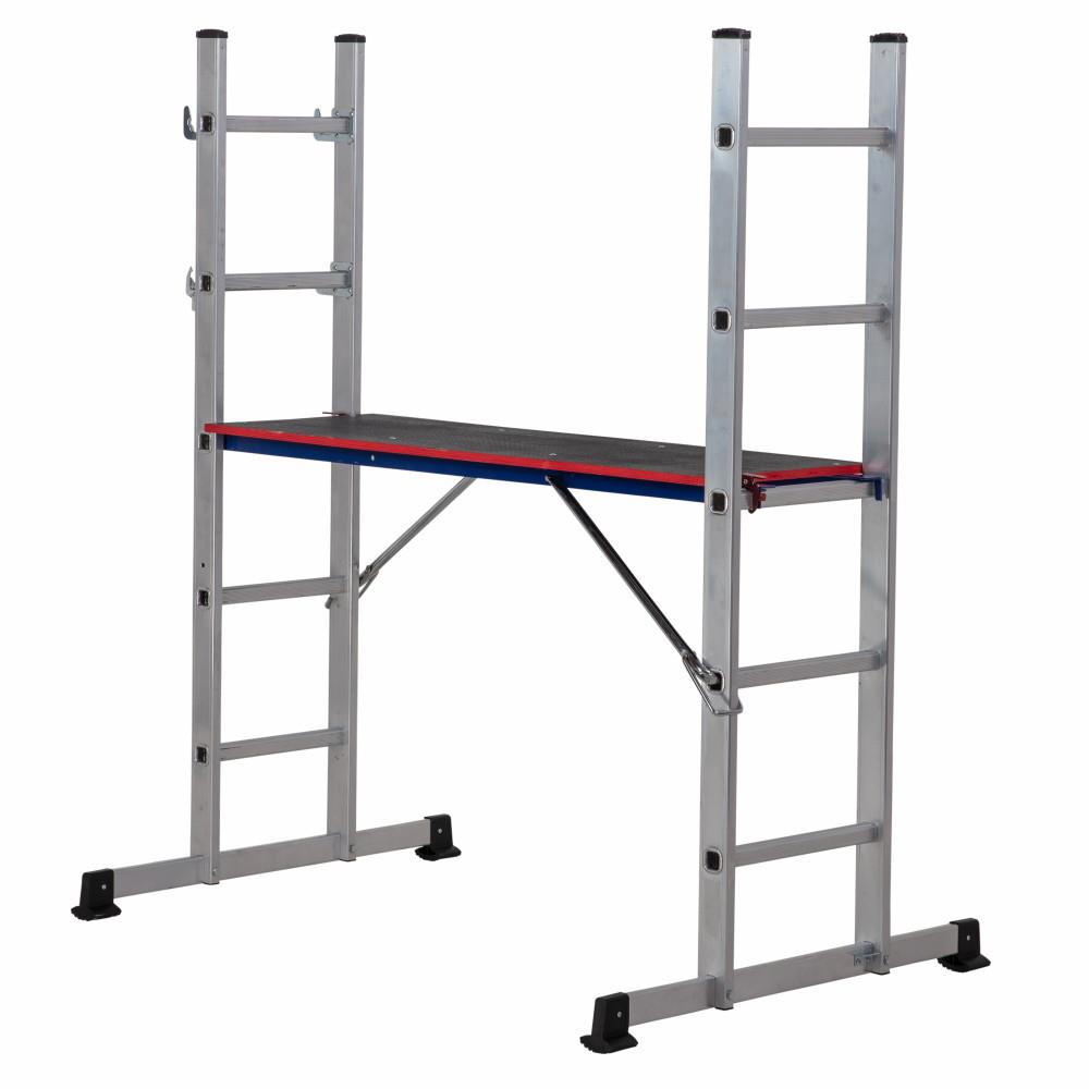 Youngman  5101518 Pro-Deck® Combination Ladder; 5 Positional Modes; EN131 Professional; Maximum Load 150kg (23st 9lb)