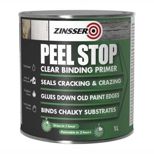 Zinsser Peel Stop® Binding Primer Paint; Clear (CL); 1 litre