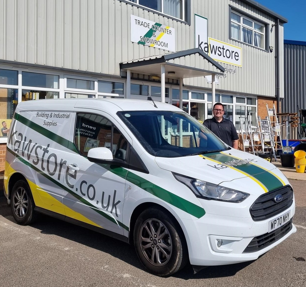 On The Road In our New Liveried Van