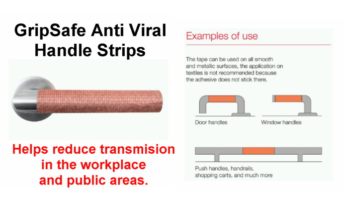 Helps reduce transmision in the workplace and public areas.