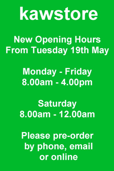 New Opening Hours