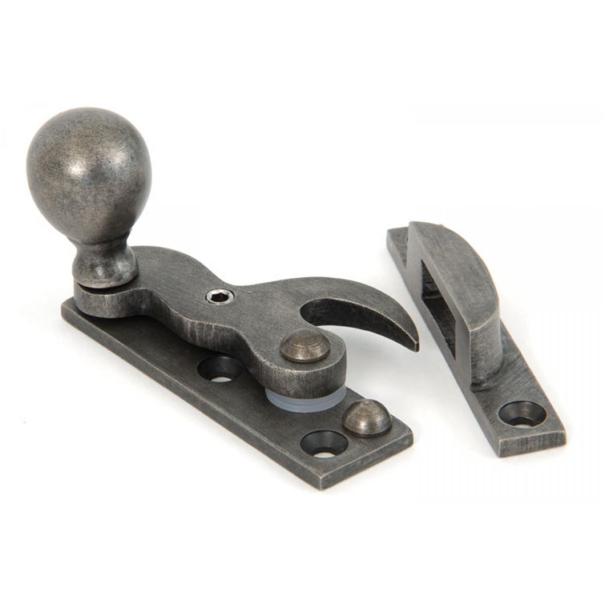 From The Anvil 83643 Knob Hook Fastener; Locking; Pewter (PE)