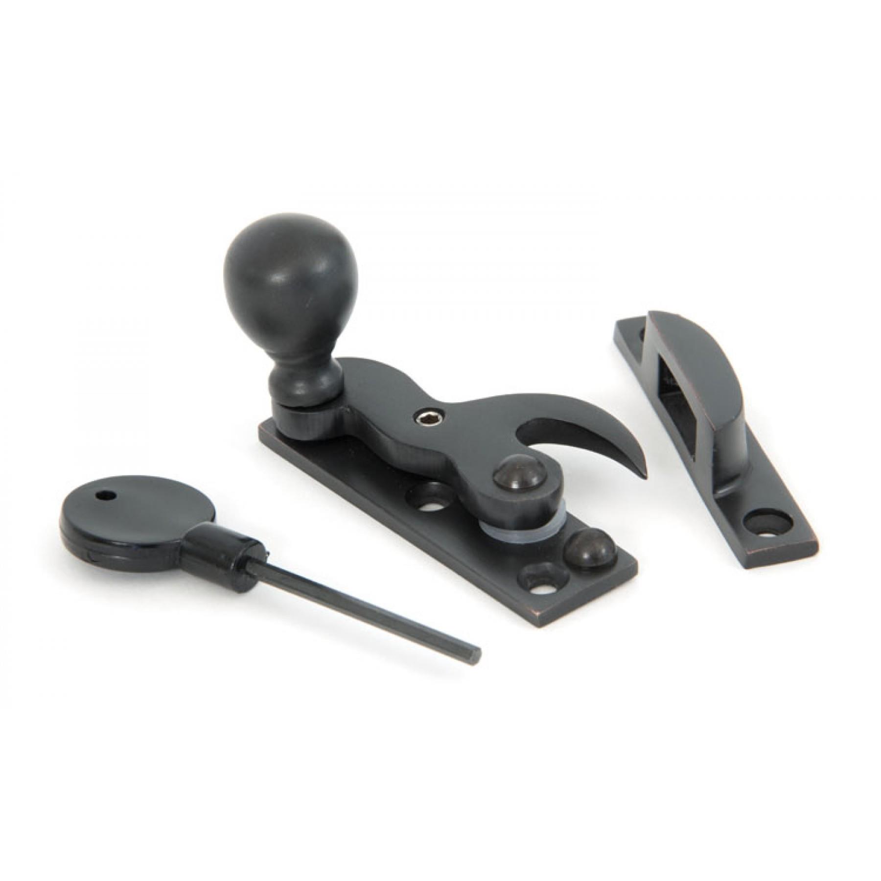 From The Anvil 83650 Knob Hook Fastener; Locking; Beeswax (BW)