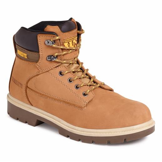 Worksite SS613SM Nubuck Safety Boot; Honey (HY); Size 9 (43)