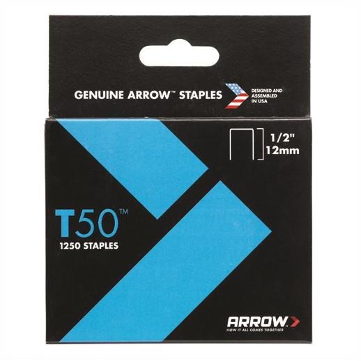Arrow T50 Staples; 12mm (1/2