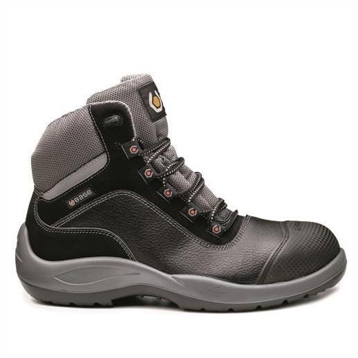 Base B119 Beethoven Safety Boot; S3 SRC. EN-ISO 20345: 2011; Black/Grey (BK)(GR); Size 9 (43)