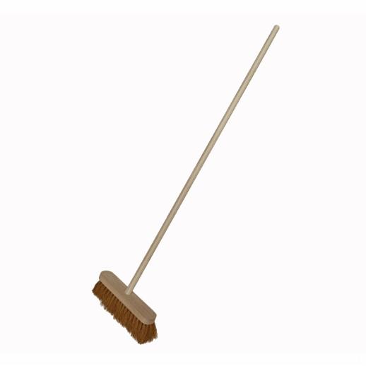 Faithfull BRCOCO12H Natural Coco Platform Broom; Staled; 12