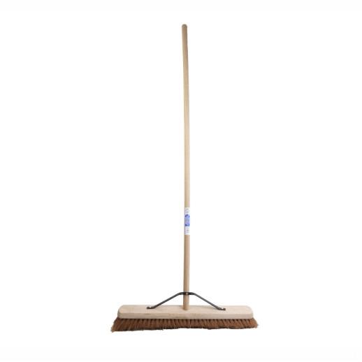 Faithfull FAIBRCOCO24H Natural Coco (Soft) Platform Broom; Staled & Stayed; 24