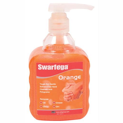 Swarfega Orange Hand Cleaner Pump Top Bottle; 450 ml