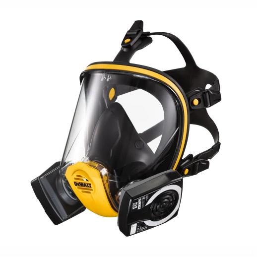 DeWalt DXIR1FFMLP3 Reusable Full Face Mask Respirator; With P3 Filters; Large (L)